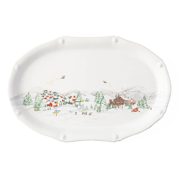 Berry & Thread North Pole 17" Platter | Waiting On Martha