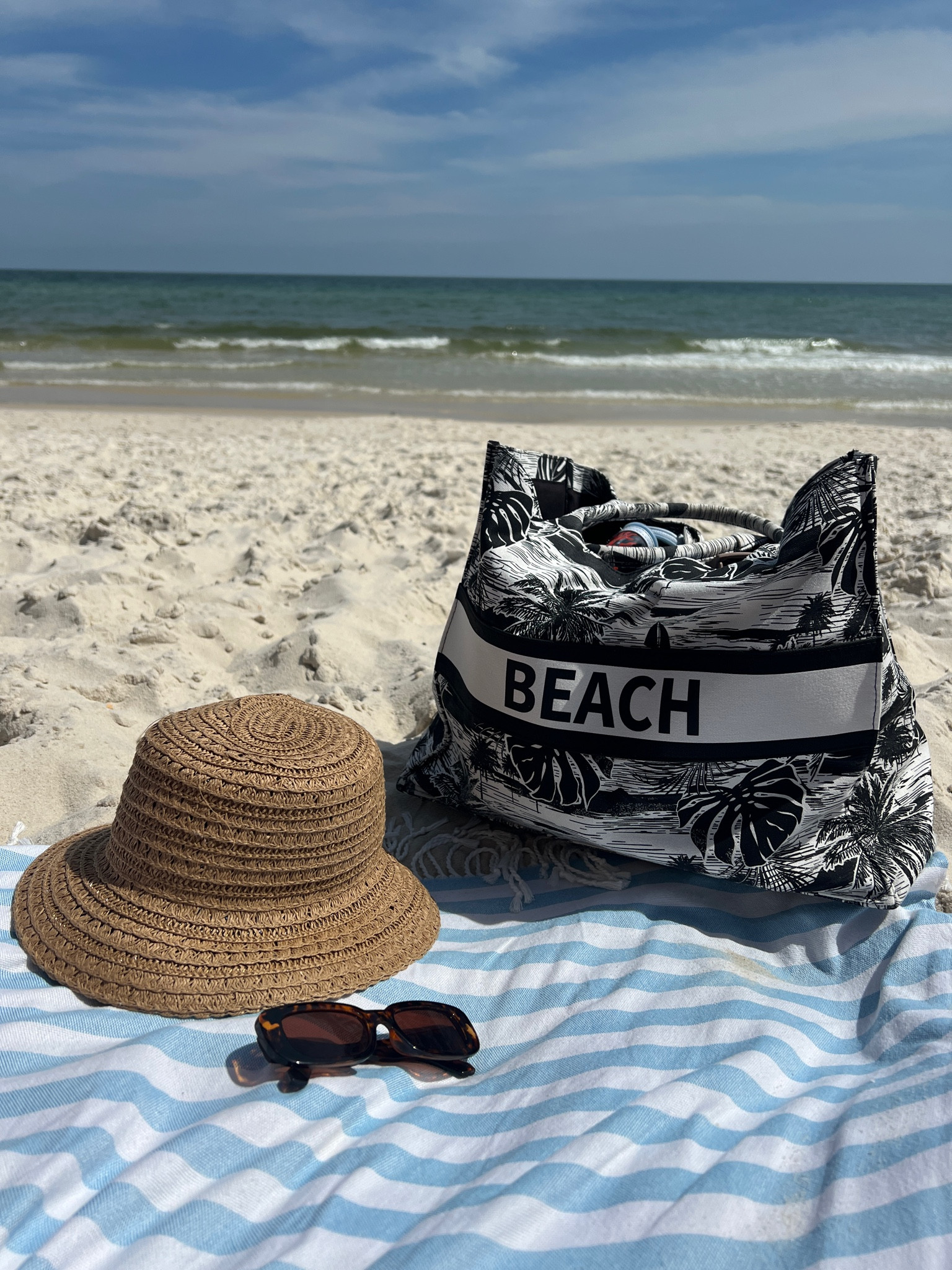 Beach necessities 🏖️🐚 | beach bag | tote bag | vacation | beach | travel bag | bucket hat | straw hat | hat | beach hat | sunglasses | summer essentials | 

#LTKSeasonal #LTKswim #LTKitbag