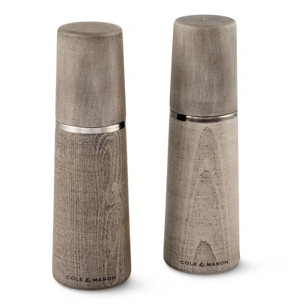 Cole & Mason Marlow Gray Acacia Salt and Pepper Grinder Gift Set | Wayfair North America