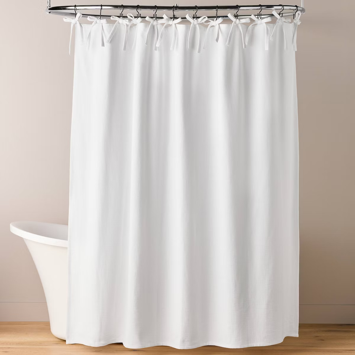 Ribbon Tie Shower Curtain - Hearth & Hand™ with Magnolia | Target