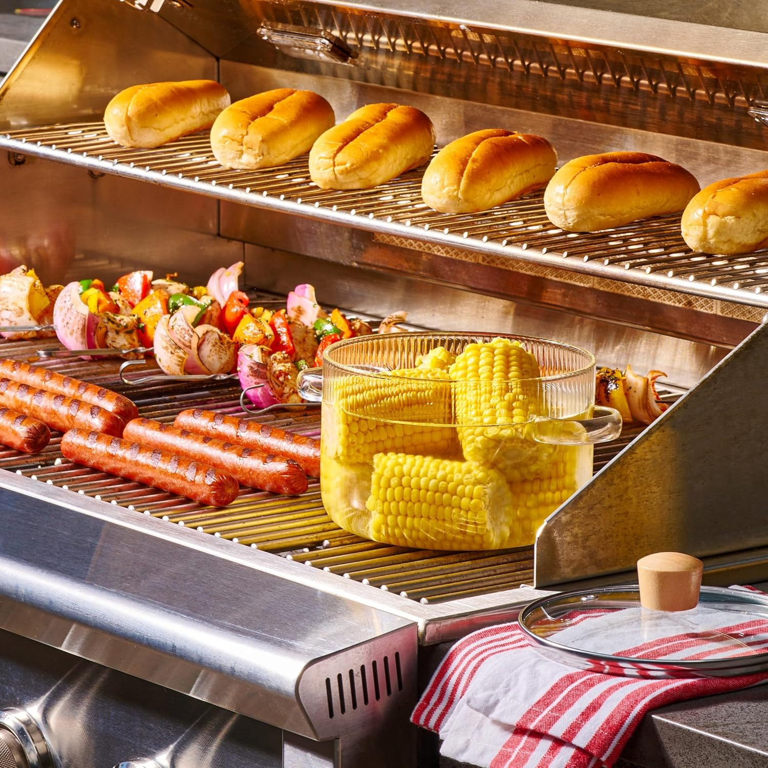 Le'raze Glass Cooking Pot with Lid - 1.6L(54oz) Heat Resistant Borosilicate Glass Cookware Stovet... | Amazon (US)