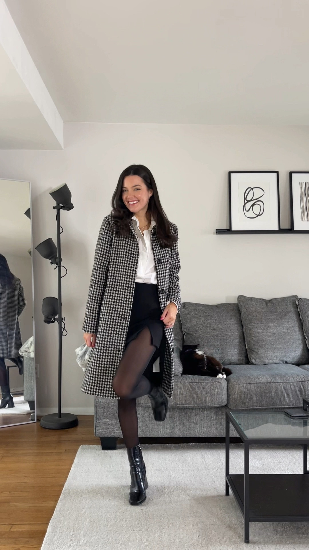 My fave coat! Wearing size S in the coat, XS in the skirt, 8 in shoes!

#LTKFind #LTKSeasonal #LTKHoliday