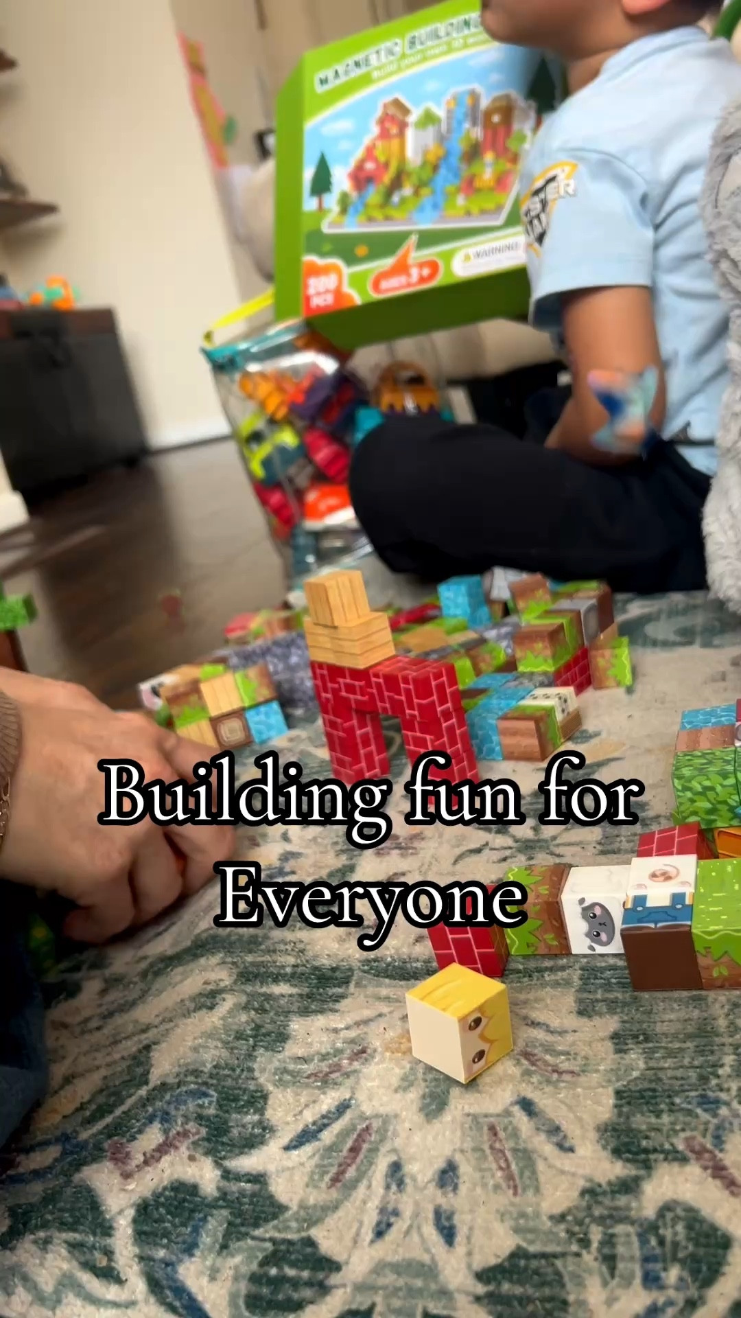 These building blocks are so easy to play with and so much fun! Also clean up is so easy as they all stick together!! #toylife #momlife #ltkfamily #ltkkids #ltkmom 

#LTKdayinmylife #LTKHome #LTKSaleAlert