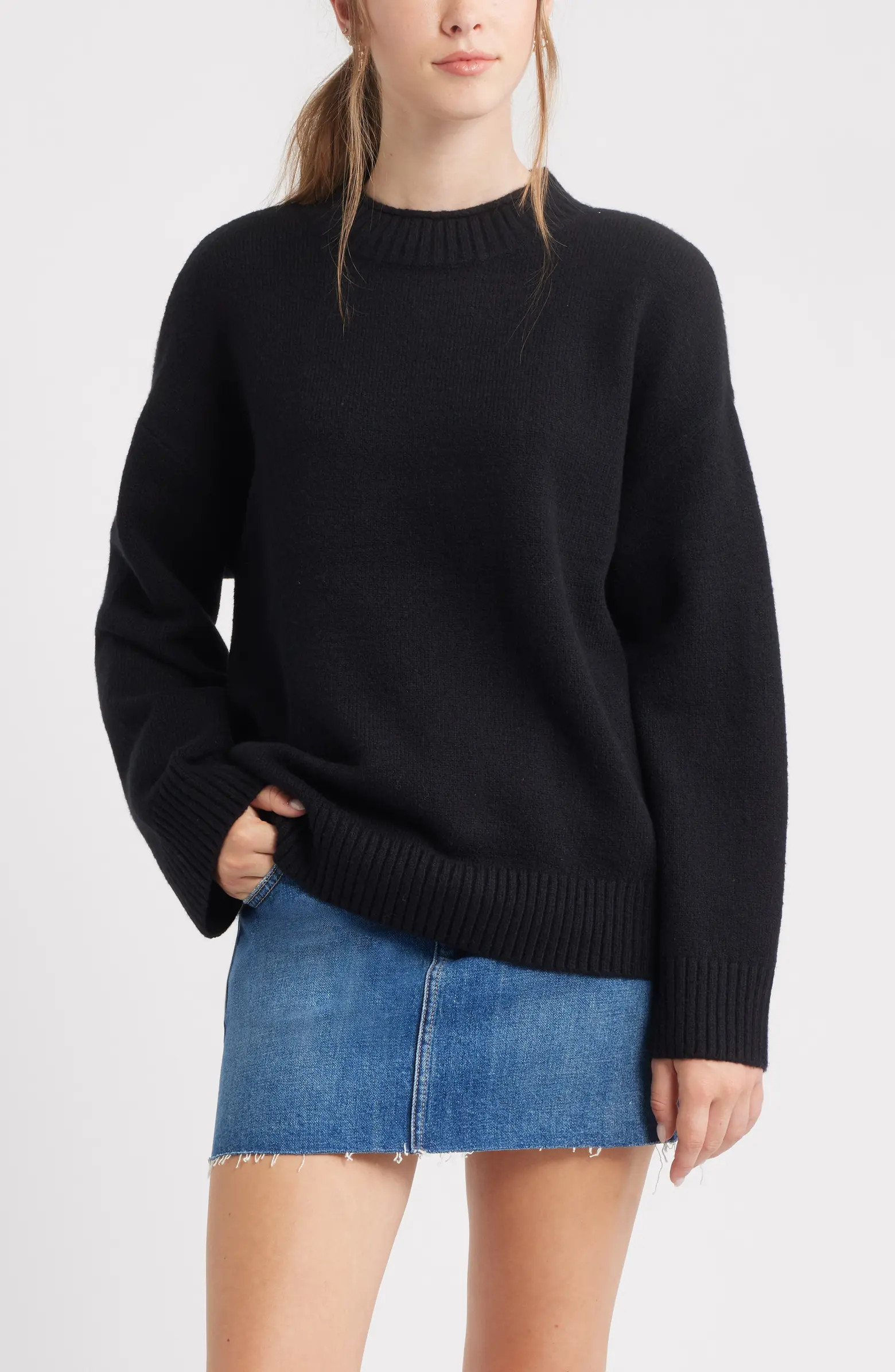 BP. Everyday Easy Cotton Blend Sweater | Nordstrom | Nordstrom