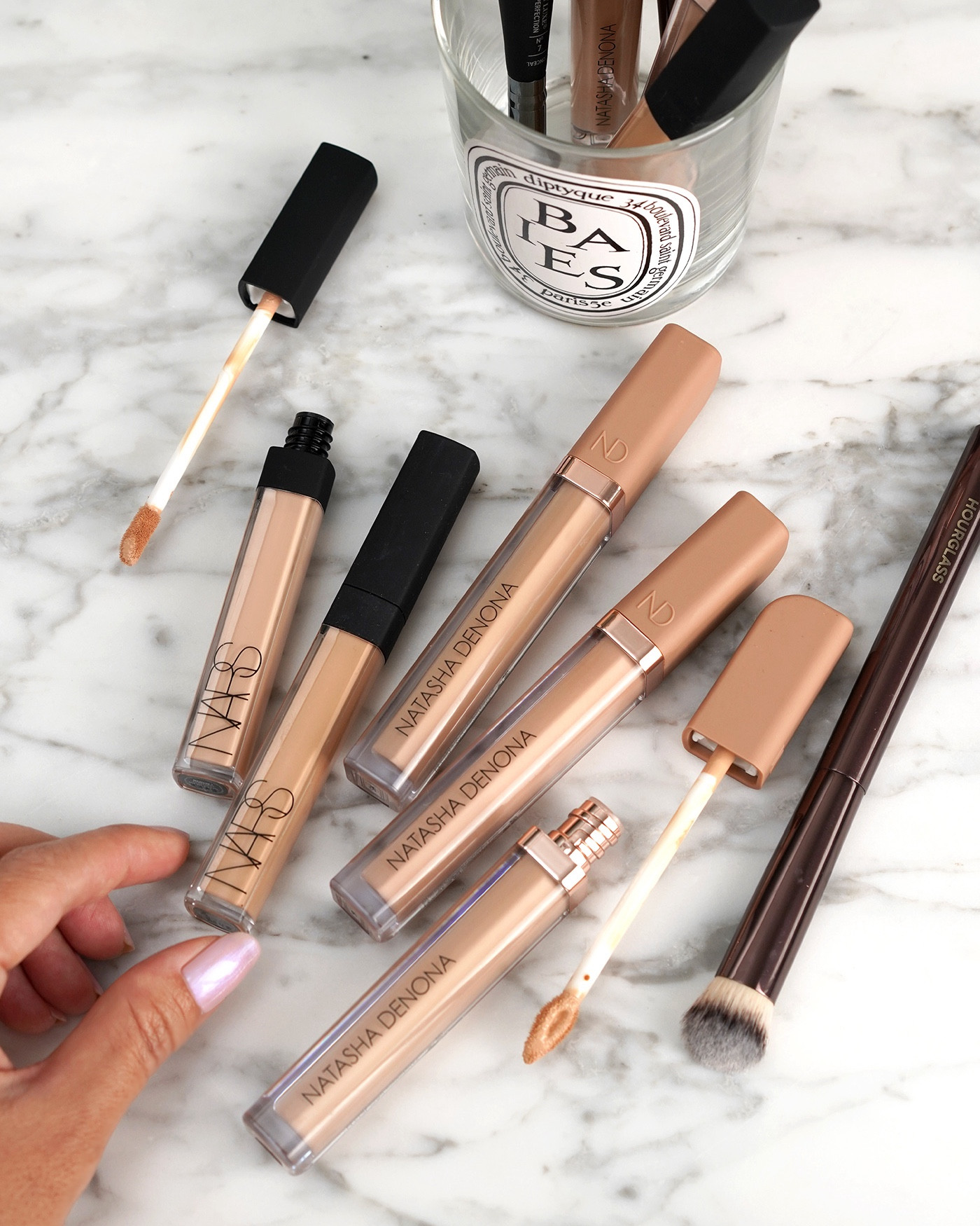 Favorite concealers, NARS Radiant Creamy Concealer (I use Ginger) and Natasha Denona Hy-Glam (I use different shades depending on how much brightening I want), swipe for swatches

#LTKBeauty