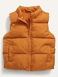Unisex Solid Frost-Free Puffer Vest for Toddler | Old Navy (US)