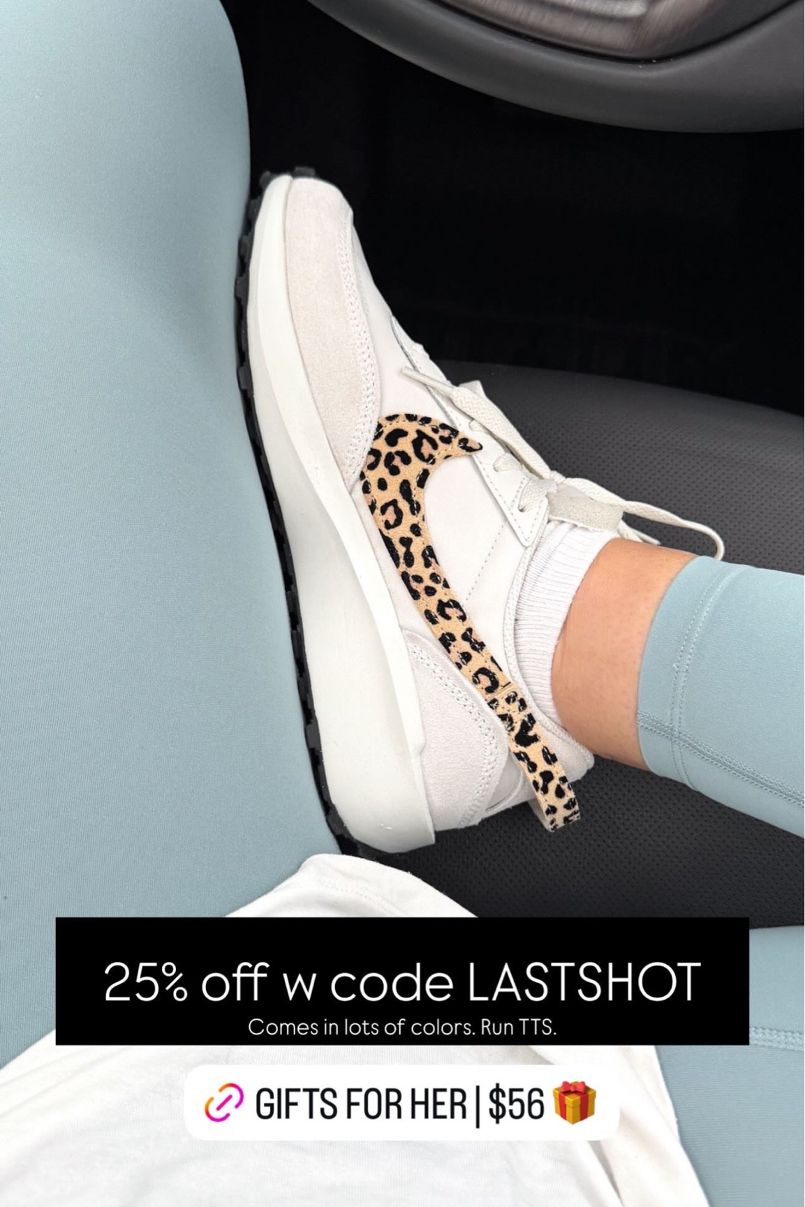 Love my new sneakers! Be a great gift for teen girl! An additional 25% off with code LASTSHOT. Comes in lots of colors and they run true to size.  

Nike, sneakers, athleisure, gifts for her, gift guy, gift gifts for teens, teen, girl, leopard, Christmas gift, holiday, leggings, target 

#LTKGiftGuide #LTKShoeCrush #LTKFindsUnder100