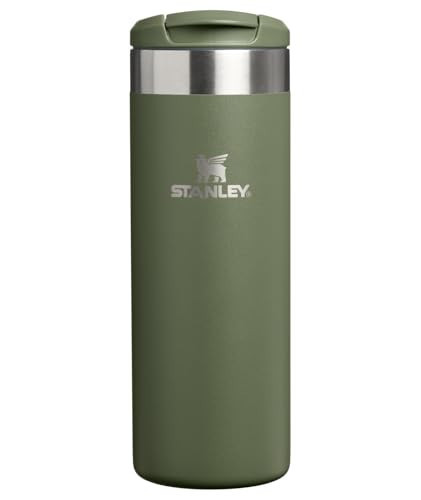 Stanley AeroLight Transit Bottle 16 oz | Locking Drink Through Lid | Leak Resistant Water Bottle or Coffee Travel Mug | Lightweight Insulated Stainless Steel | BPA-Free | Dried Pine | Amazon (US)