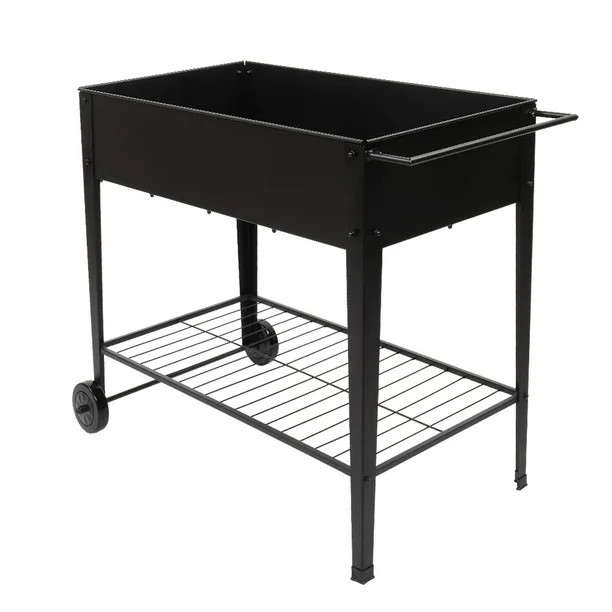 Raised Garden Bed with Wheels Elevated Planter Box Kit 2 Tiers with Legs for Indoor/Outdoor Use P... | Walmart (US)