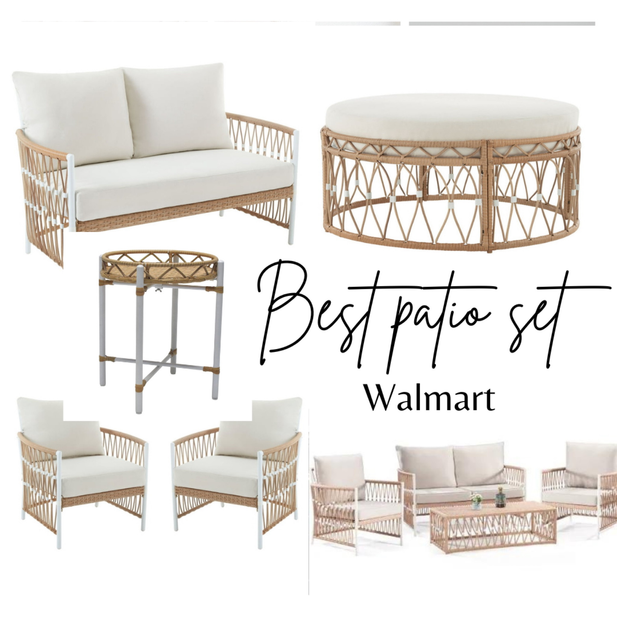 The cutest patio lilah set from Walmart! 

#LTKSeasonal #LTKsalealert #LTKhome