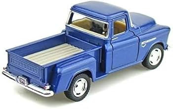 KiNSMART 1955 Chevy Step Side Pick-Up Blue 5" 1:32 Scale Die Cast Metal Model Toy Truck | Amazon (US)