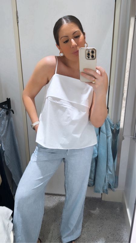 Another pair of linen pants I fell for.  Wearing size medium here.  I can’t wait to wear these this summer.  

Also really loved this A-line top.  Would you believe it was less than $10!! Wearing medium here too. 

#ltkfind

#LTKstyletip #LTKfindsunder50 #LTKSeasonal