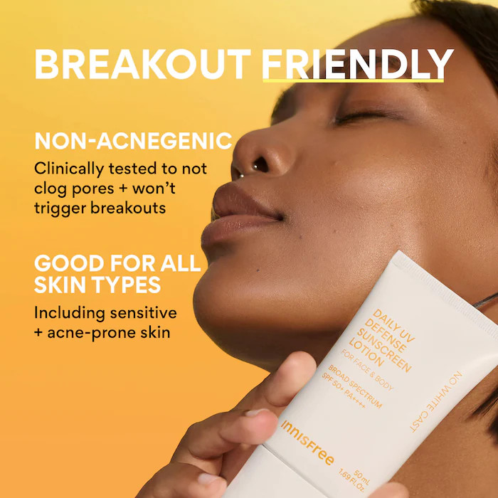 Daily UV Defense Invisible Korean Sunscreen Lotion Broad Spectrum SPF 50+ PA++++ | Sephora (US)