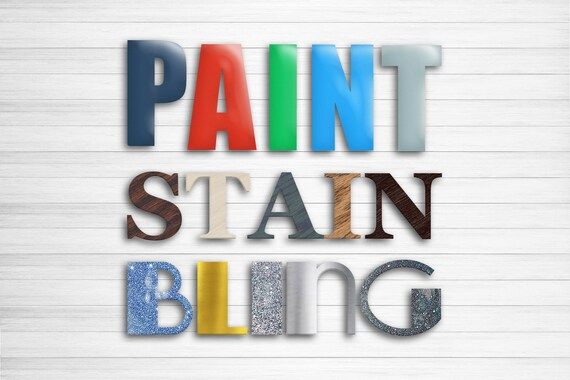 Panhandle Mercantile  Paint Stain or BLING Add-On | Etsy | Etsy (US)
