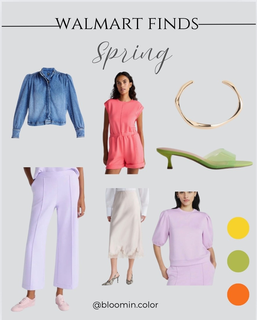 Walmart finds. Fashion. Color analysis palettes. Spring. Warm spring. Light spring. Bright spring. 

#LTKPlusSize #LTKWorkwear #LTKOver40