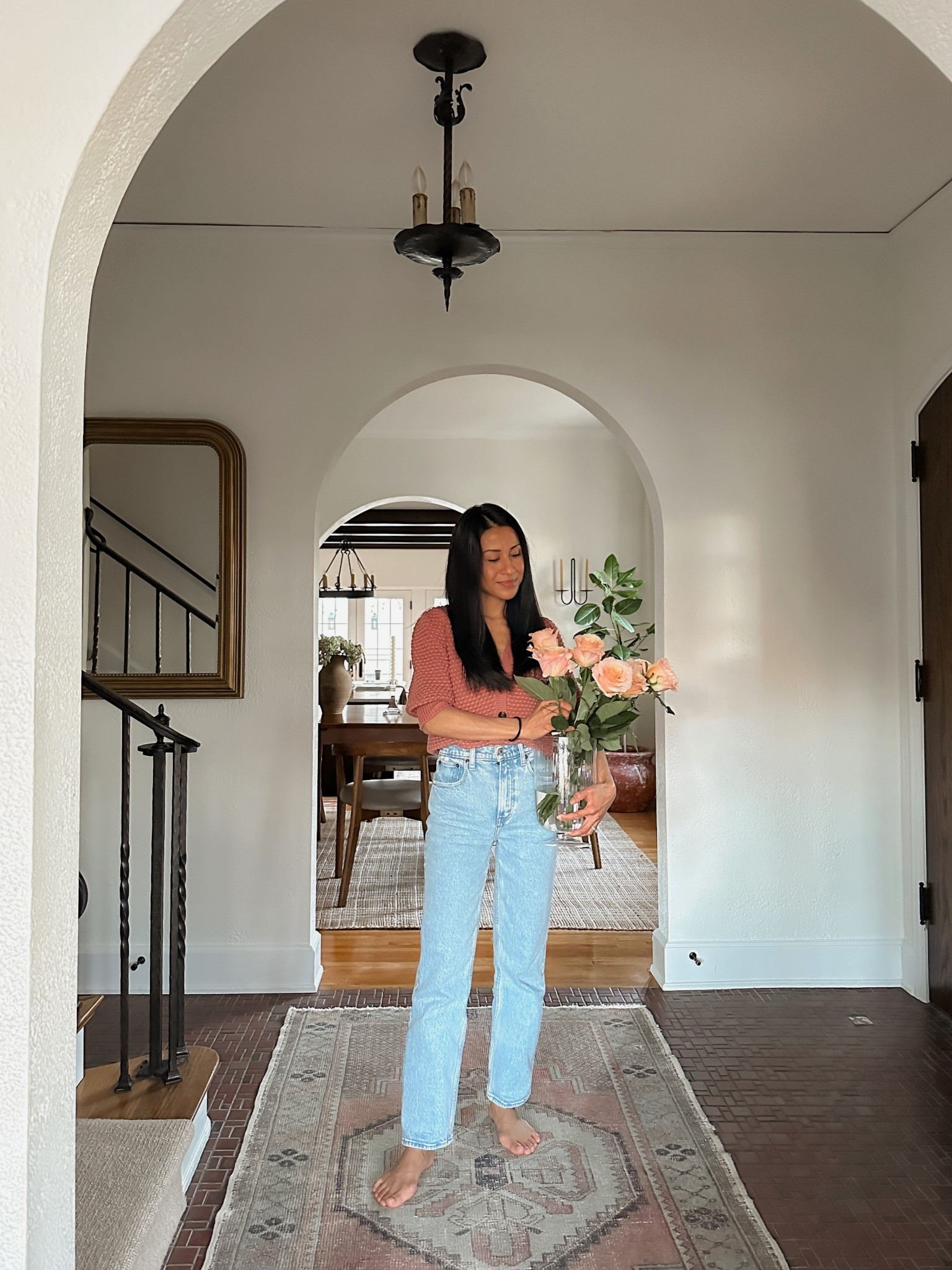 One of my favorite jeans is on sale. Use code: DENIM25. Fits true to size. I’m wearing the ultra high rise 90’s straight jeans in size 23 in short length.

#LTKOver40 #LTKPetite #LTKSaleAlert