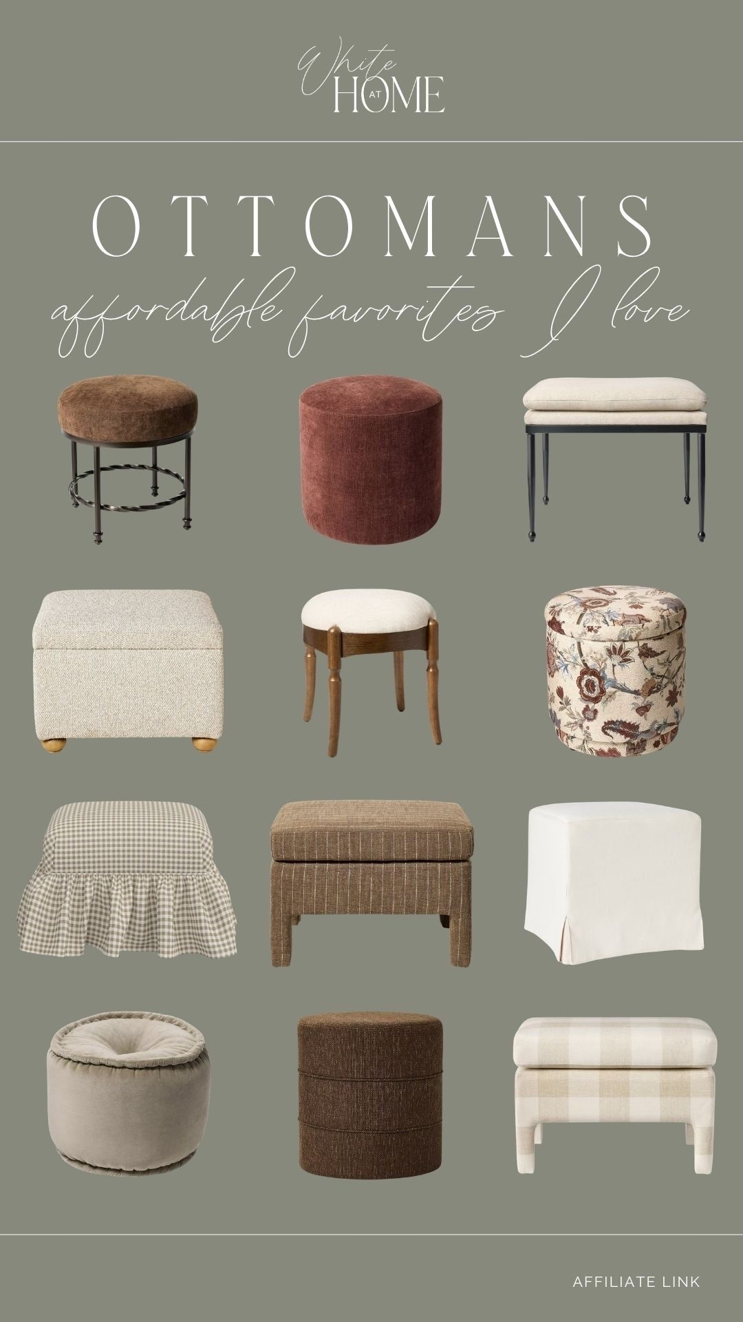 One of my favorite pieces to purchase from Target is their ottomans! They’re high-end, designer inspired, and affordable. I have purchased many of these (and others) and don’t regret it!

#LTKHome