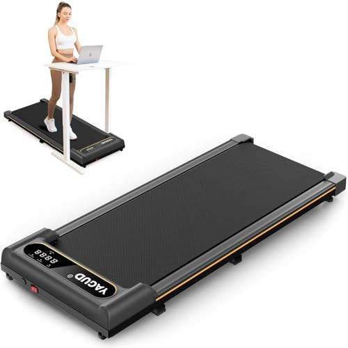 Yagud Walking Pad Treadmill for Home Office, Portable Under Desk Treadmill with Remote Control and LED Display, Walking Jogging Running Machine | Amazon (US)