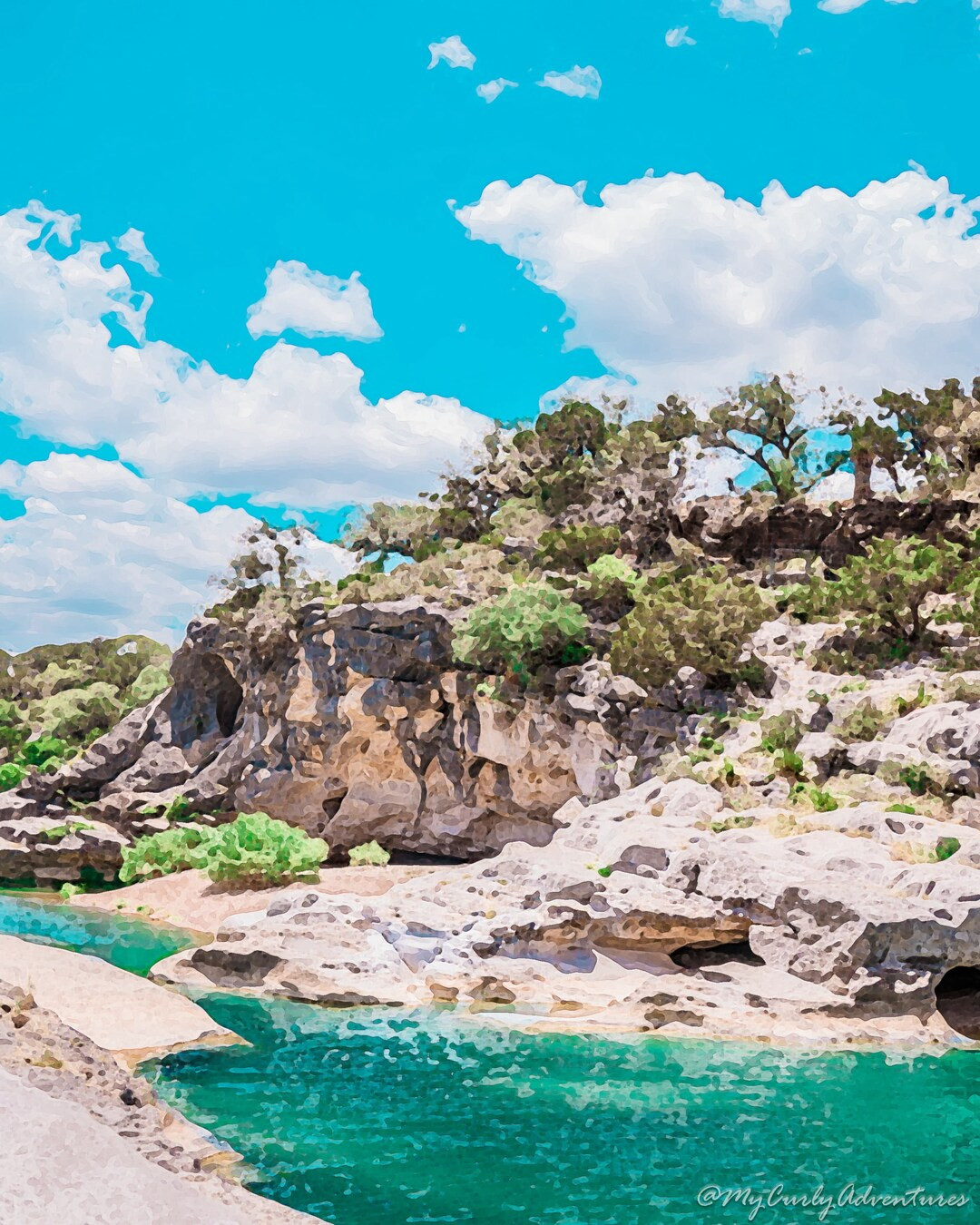 Watercolor Digital Prints - Swimming Hole | Etsy (US)