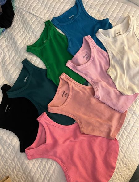 Target ribbed tanks - great for the price & can be worn all summer with shorts, jeans, skirts, overalls and swimsuits! 

#LTKSeasonal #LTKStyleTip #LTKFindsUnder50