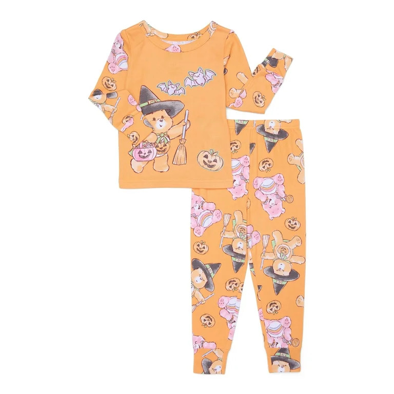 Character Toddler Halloween Glow in the Dark Pajama Set, 2-Piece, Sizes 12M-5T | Walmart (US)