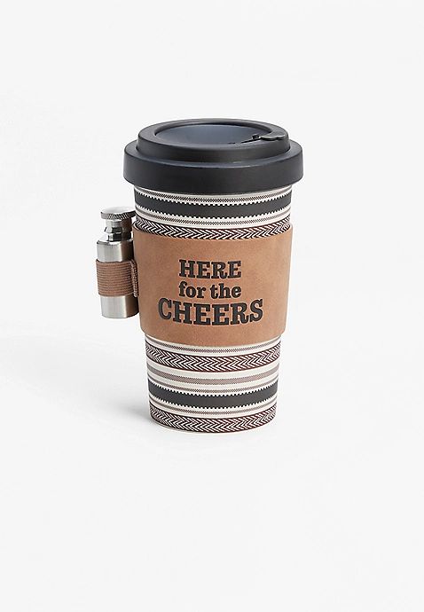 Here For the Cheers Flask Tumbler Set | Maurices
