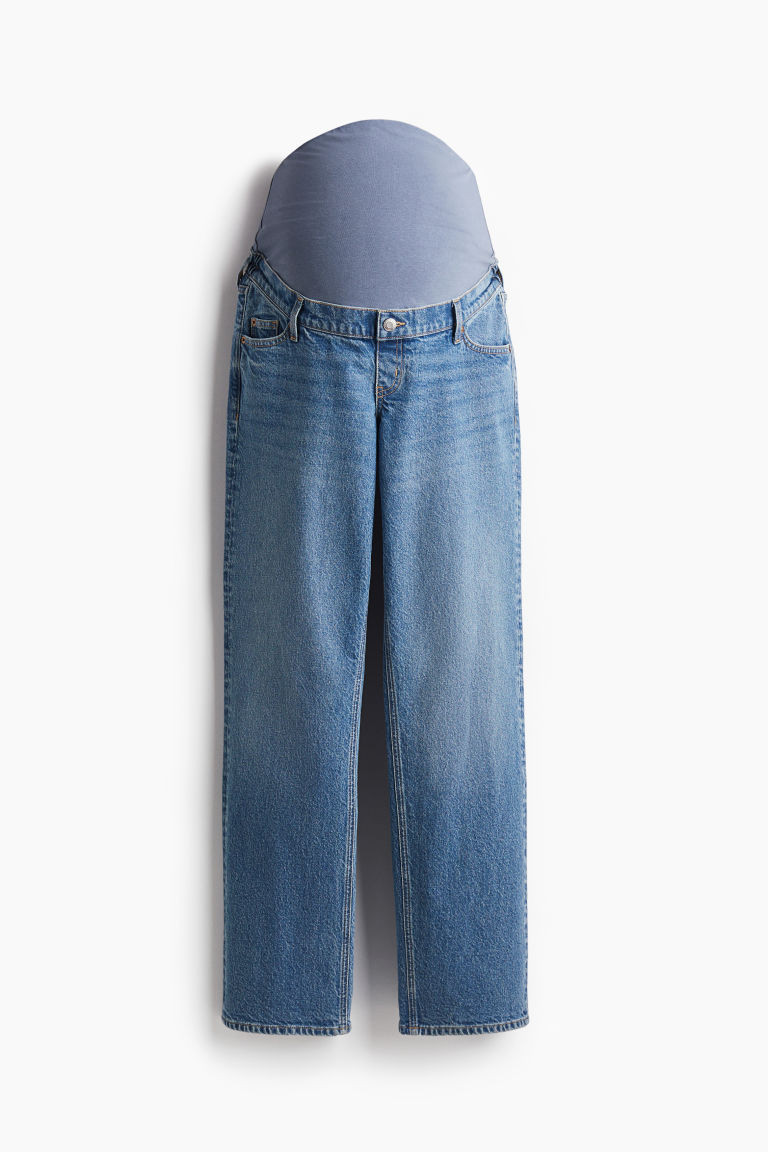 MAMA Straight jeans - Light denim blue - Ladies | H&M GB | H&M (UK, MY, IN, SG, PH, TW, HK)