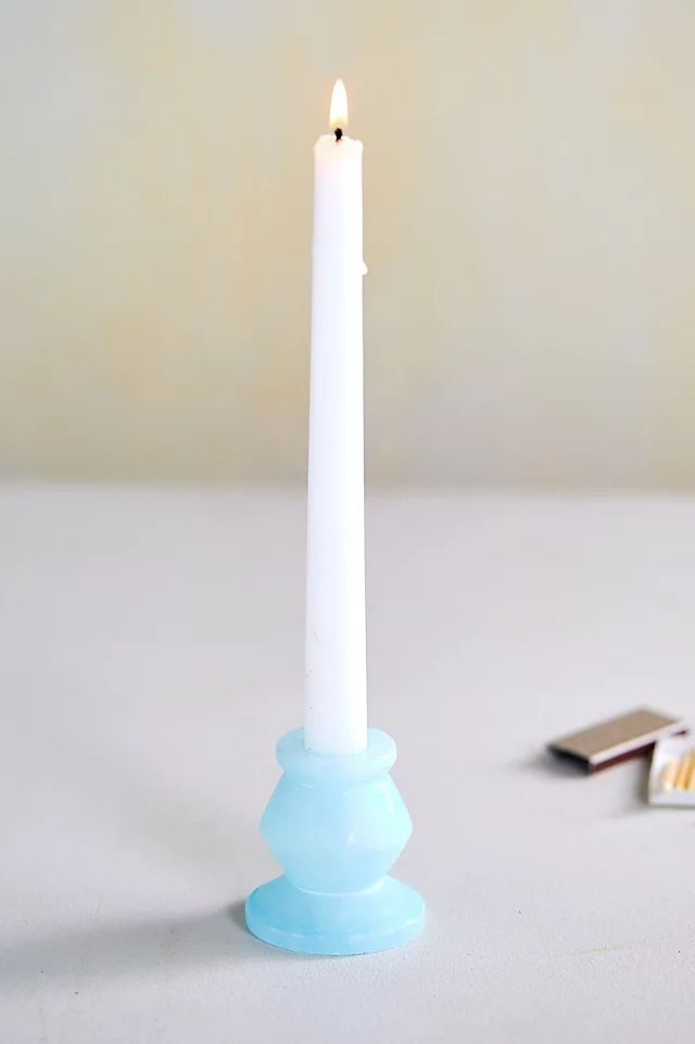 Colorful Alabaster Candlestick | Anthropologie (US)