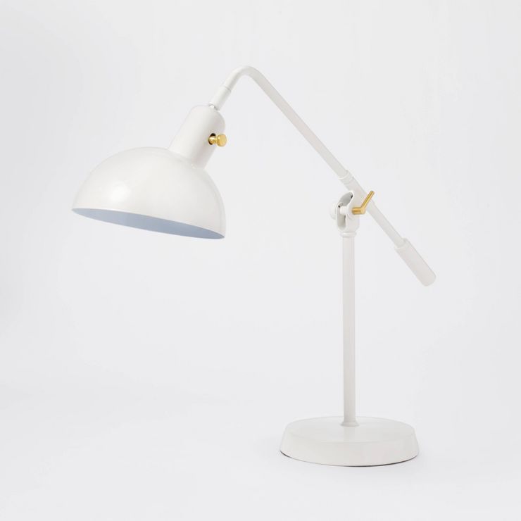 Cantilever Task Table Lamp White - Threshold™ designed with Studio McGee | Target