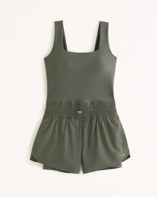 Women's YPB sculptLUX Hybrid Flyaway Onesie | Women's Active | Abercrombie.com | Abercrombie & Fitch (US)