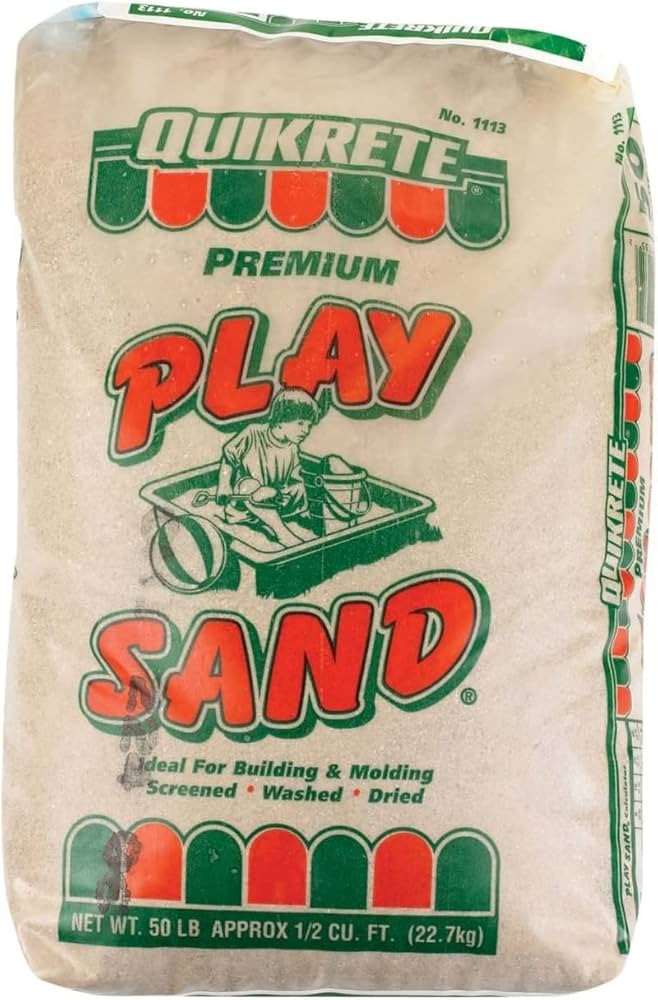 Quikrete Sandbox Play Sand – Outdoor Kids Filtered Playsand for Sand Box – Screened, Washed a... | Amazon (US)