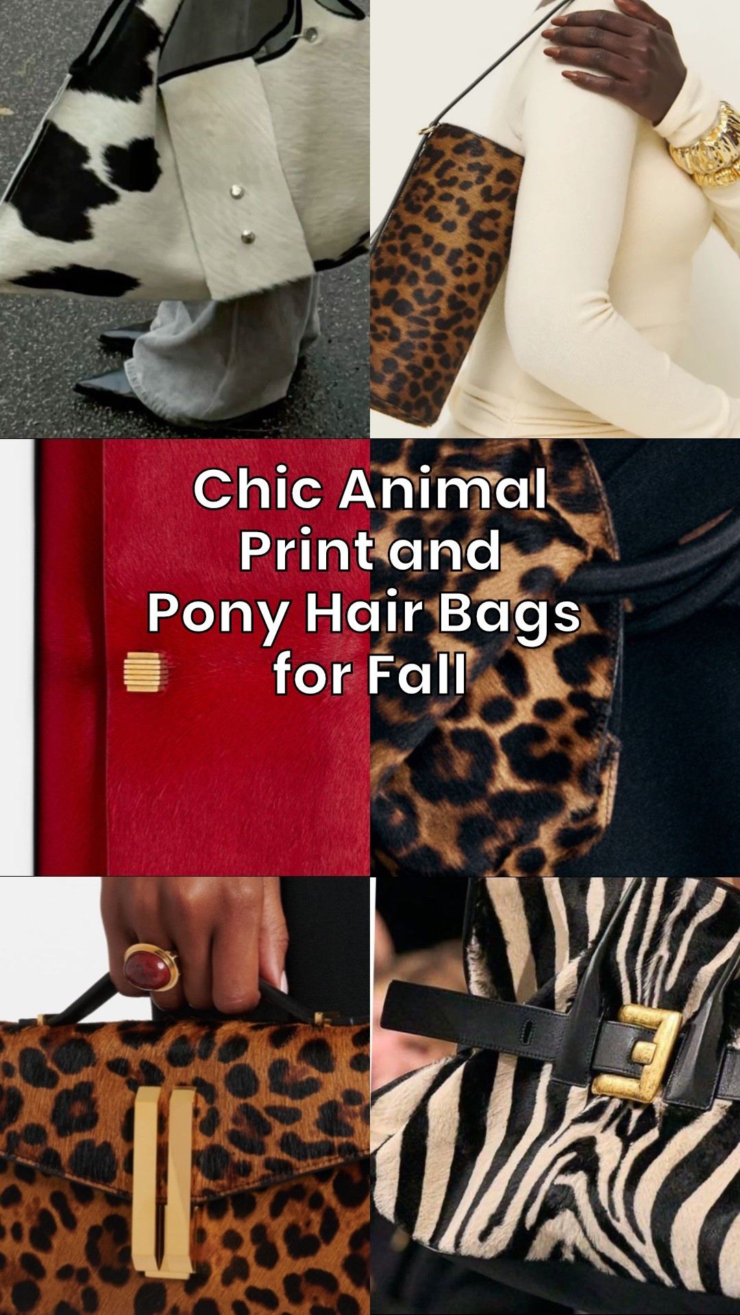 the chicest animal print and pony hair bags for fall 

#LTKStyleTip #LTKSeasonal #LTKItBag