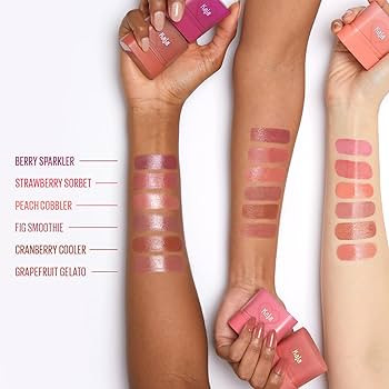 KAJA Cheek & Lip - Dewy Bar 02 Strawberry Sorbet | Creamy Blusher and Balm Multi-Stick, 45% Moist... | Amazon (US)