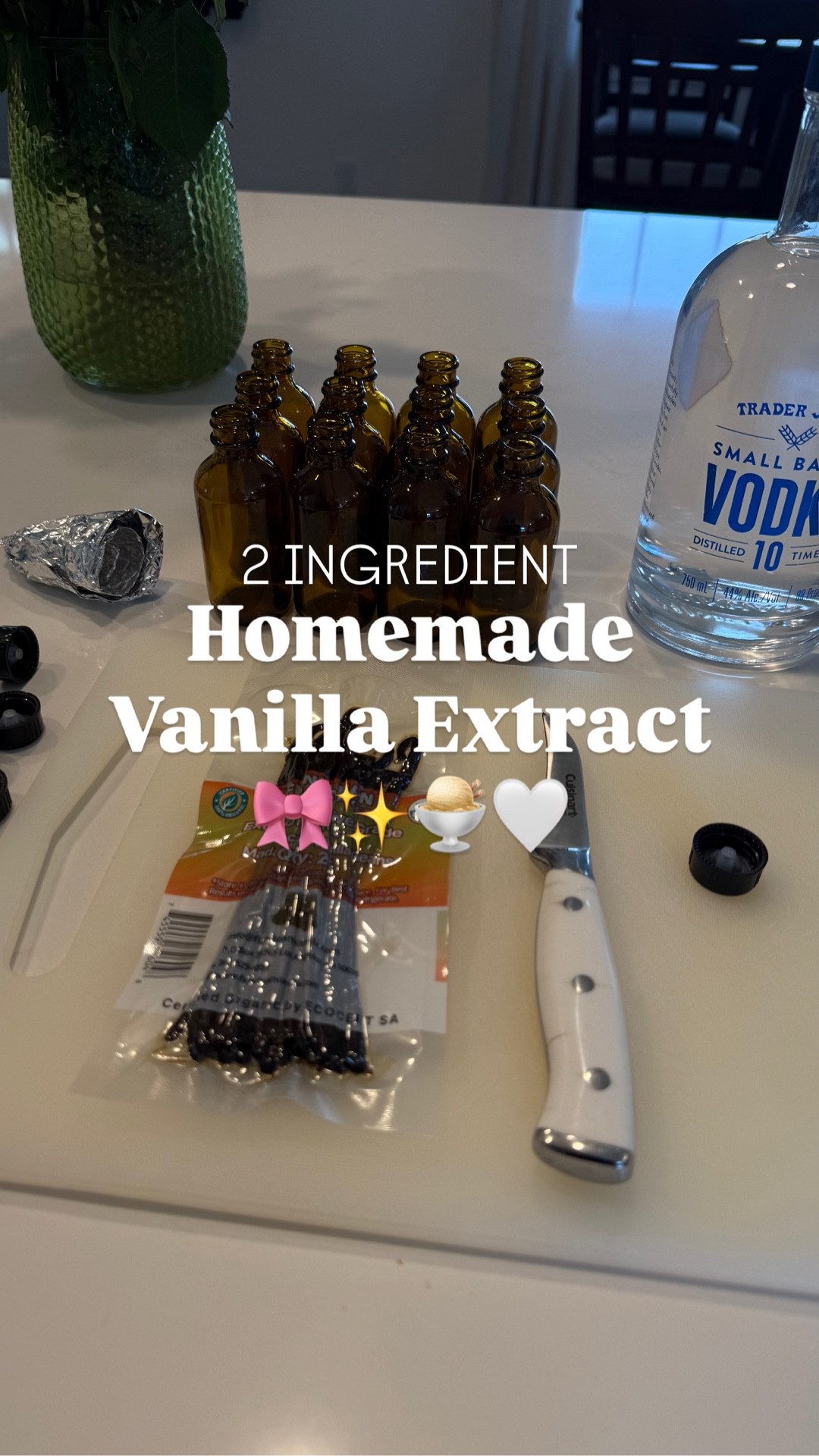 Who knew homemade vanilla could be this easy? Two ingredients, a little patience, and suddenly you have the kind of gift people rave about 🤎👩🏽‍🍳🍨 Perfect for cocktails, pastries, baking, coffee & beyond ✨

#LTKmorningroutine #LTKHome #LTKfoodie