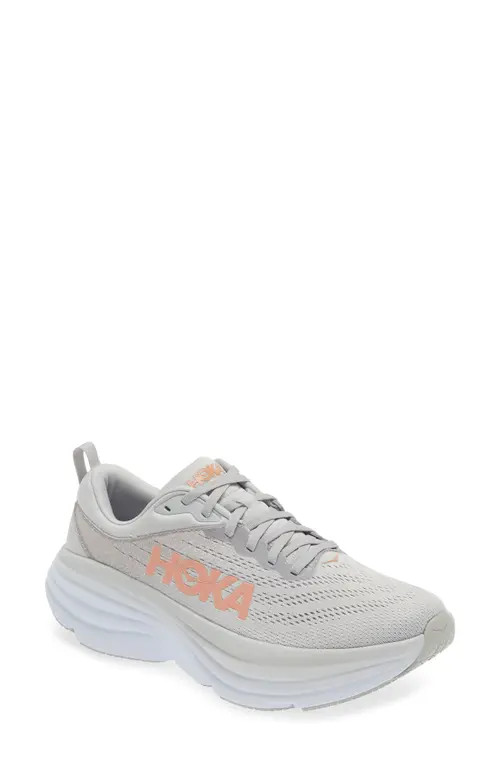 HOKA Bondi 8 Running Shoe in Harbor Mist /Lunar Rock at Nordstrom, Size 10.5 | Nordstrom