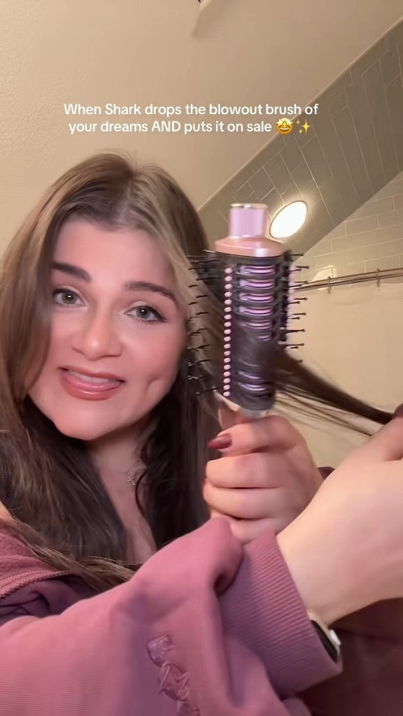 When they make everyone’s favorite Shark Glam attachment into a full blown standalone hairstyling tool 🤩 the Shark Glossi is a 2-in-1 hot tool & hairstyling tool that works on wet or dry hair and leaves a 24 hour polish blowout style without any frizz and with the ultimate shine ✨ it’s on sale rn and works for ANY hair type! 👏🏼 #sharkbeauty #sharkglam #sharkglossi #blowoutbrush #giftsforher @Shark Home 

 

#LTKGiftGuide #LTKgrwm #LTKBeauty