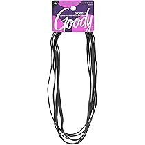Goody Women's Ouchless Thin Hair Flat Narrow Headwrap, Black, 6 Count | Amazon (CA)