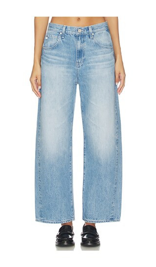 AG Jeans Hattie Barrel in Blue. - size 29 | Revolve Clothing (Global)