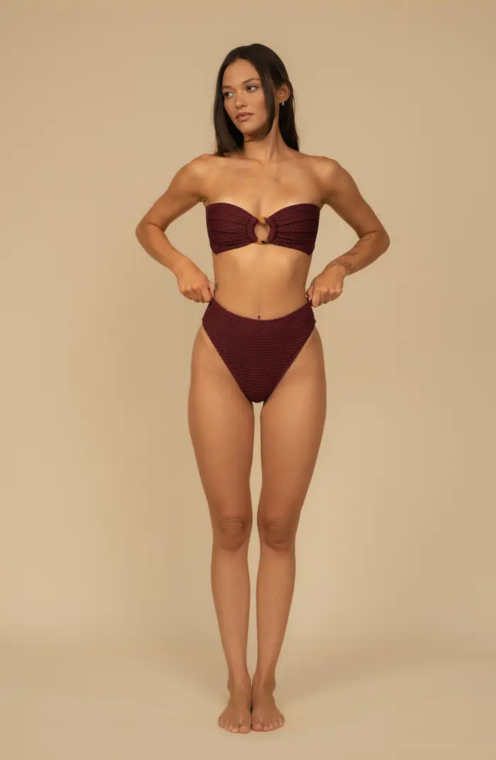 Tori Ties Bandeau Bikini Top | Nordstrom