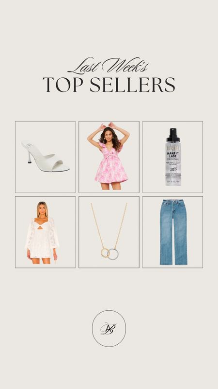 Last week’s top sellers! These mini dresses make the perfect beach vacation outfits! Also loving this setting spray from Target! It’s lightweight and under $10! 🤍

Setting spray, pink dress, white heels, blue jeans, summer style, Abercrombie jeans, white dress, Jeffrey Campbell, revolve dress 

#LTKstyletip #LTKbeauty #LTKshoecrush