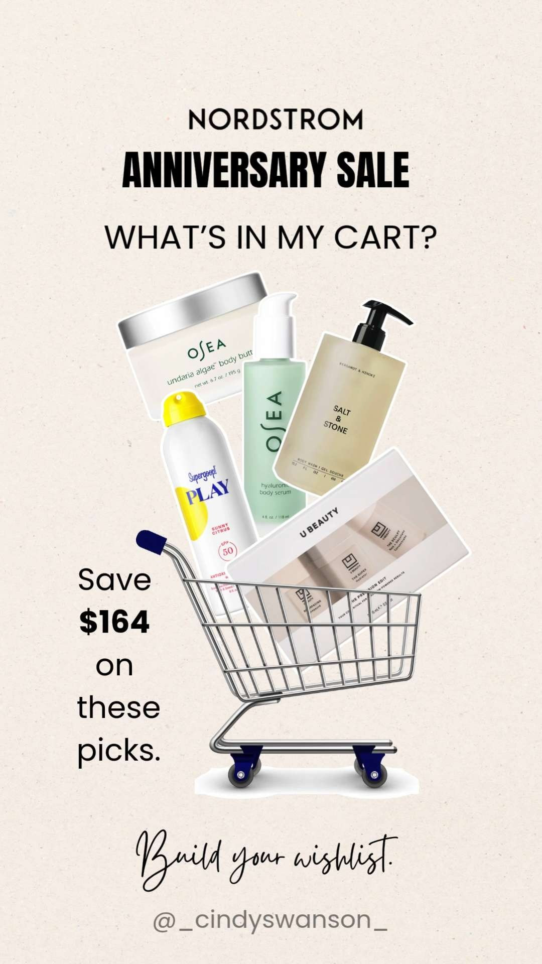 These are the beauty products I’m stocking up on during the Nordstrom Anniversary Sale! From skincare and body care to SPF and fragrance, these are tried-and-true favorites with $164 in total savings, the perfect time to build your wishlist.

💡 LTK MADE EASY
❤️ Heart = Support my posts!
🔖 Save = Get sale & restock alerts
📋 Lists = Keep favorites organized
📲 Share = Send lists and products to a friend. Hello, Christmas List!
💬 Comment = Ask me anything about what I’m wearing.:-) 

 #LTKootd #LTKOver40 #LTKSaleAlert