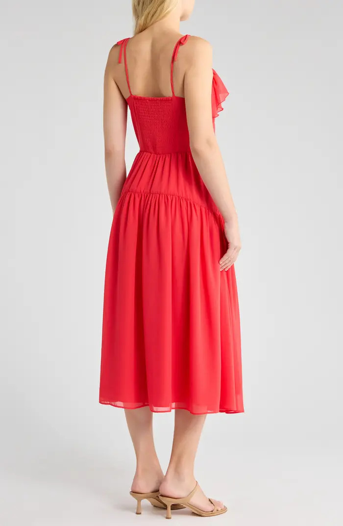 Socialite Ruffle Neckline Tiered Dress | Nordstromrack | Nordstrom Rack