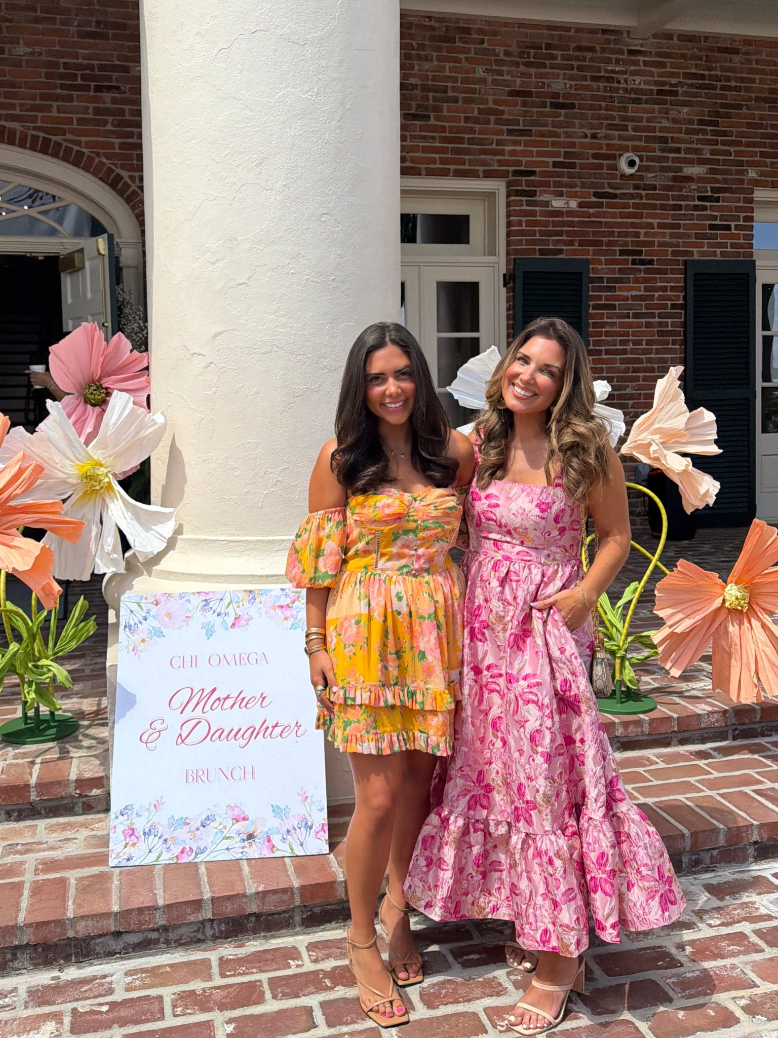 What we wore to our mom/daughter garden/bridgerton brunch!!! 
Love my dress!! Bella’s dress is mine from a few years ago from asos. 
Wearing size 6. 

#LTKSeasonal #LTKPetite #LTKOver40