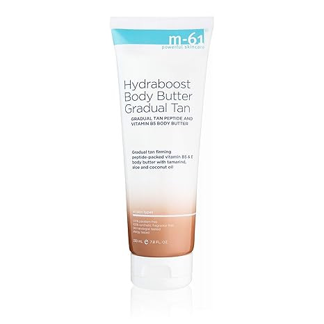 M-61 Hydraboost Body Butter Gradual Tan - Unscented hydrating and firming gradual tan body butter... | Amazon (US)