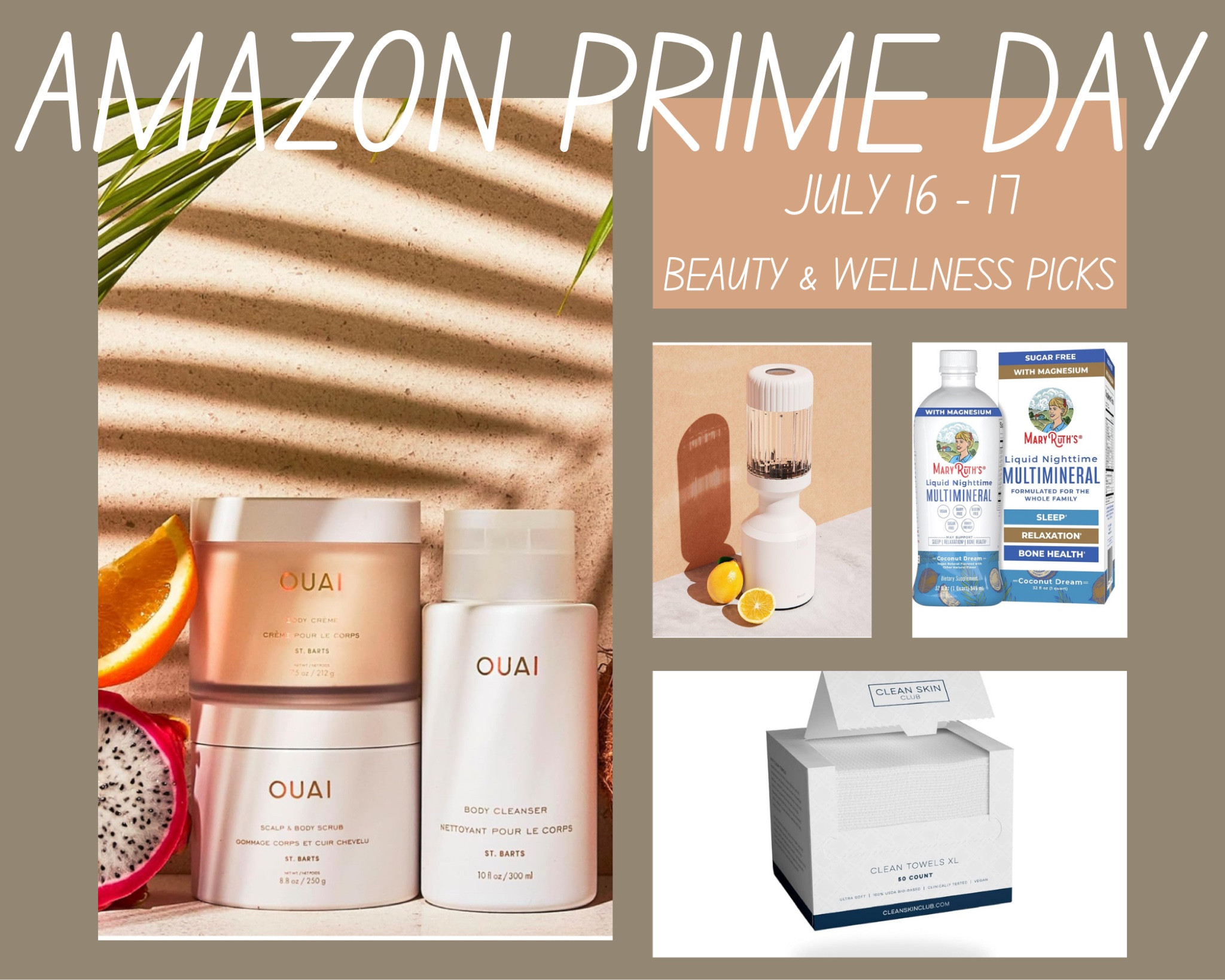 AMAZON PRIME DAY DEALS!! I’m linking what I have restocked on and highly recommend, from my fave summer bodycare, to my everyday health essentials, like my nighttime multi-mineral. #primeday #amazon #amazondeals #amazonprimeday #amazonbeauty #amazonwellness 

#LTKSaleAlert #LTKBeauty #LTKSeasonal