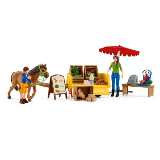 Sunny Day Mobile Farm Stand | Schleich USA Inc.
