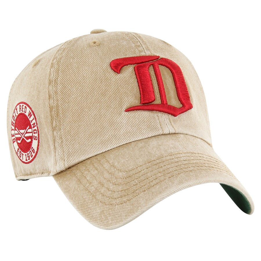 Detroit Red Wings '47  Earldor Clean Up Adjustable Hat - Khaki | Fanatics