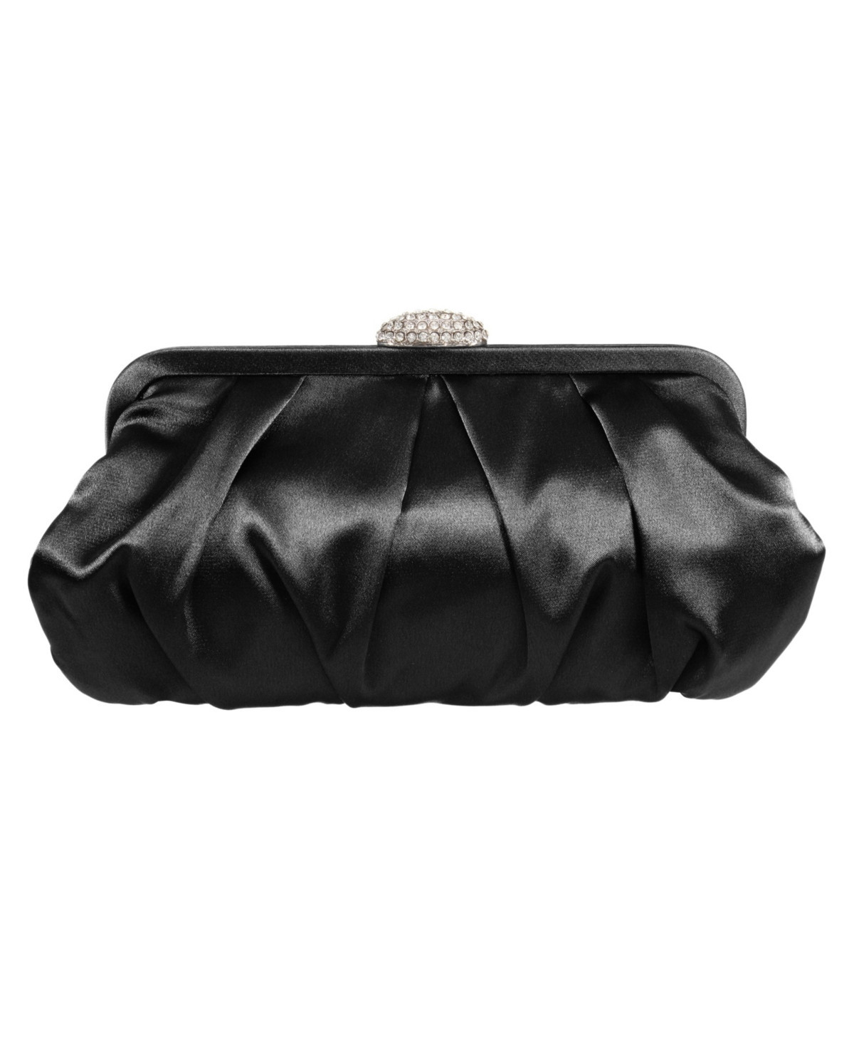 Women's Classic Satin Clutch - Black | Macy's