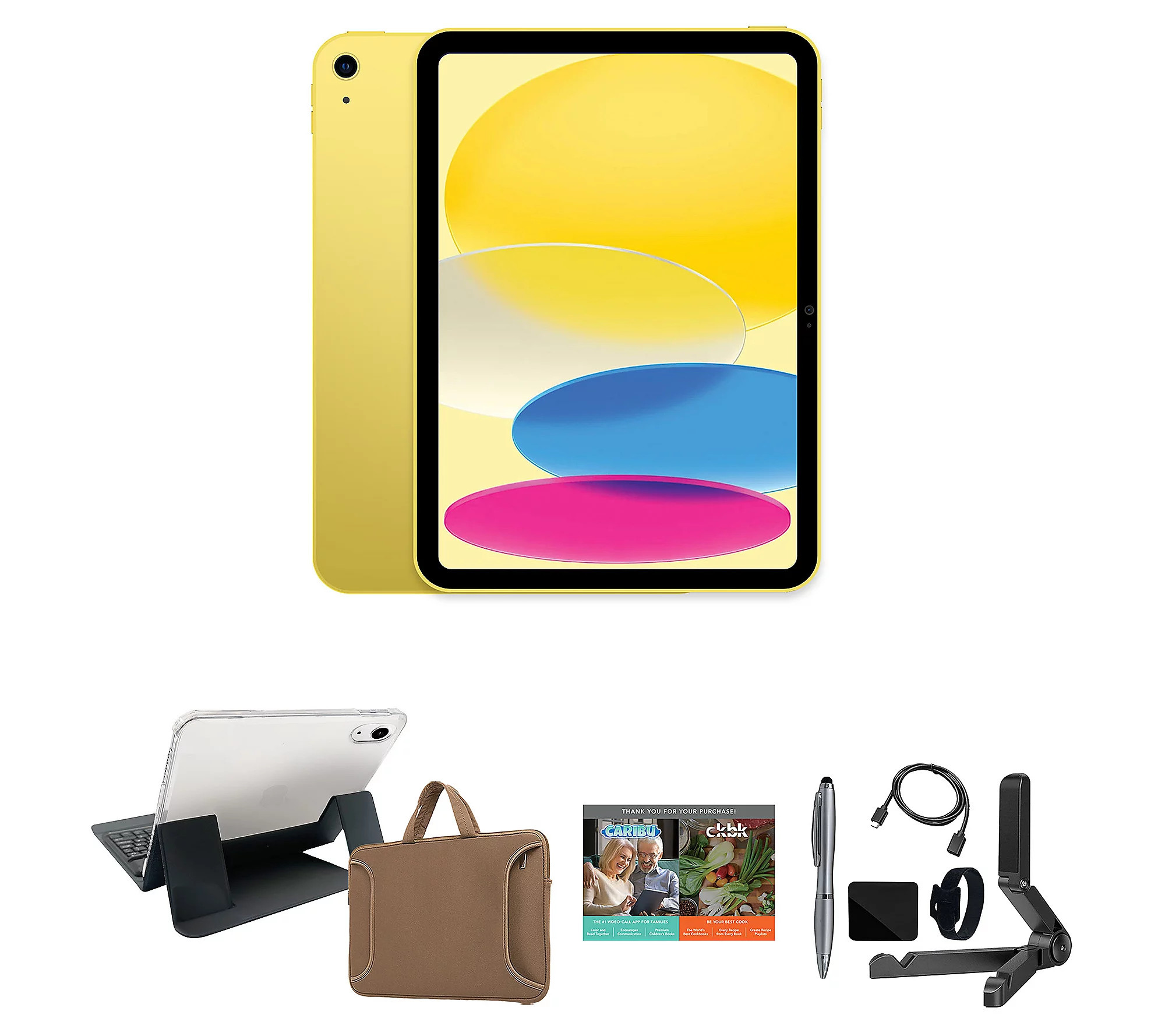 Apple iPad 10.9"" 10th Gen 256GB Wifi + Cellular Bundle | QVC