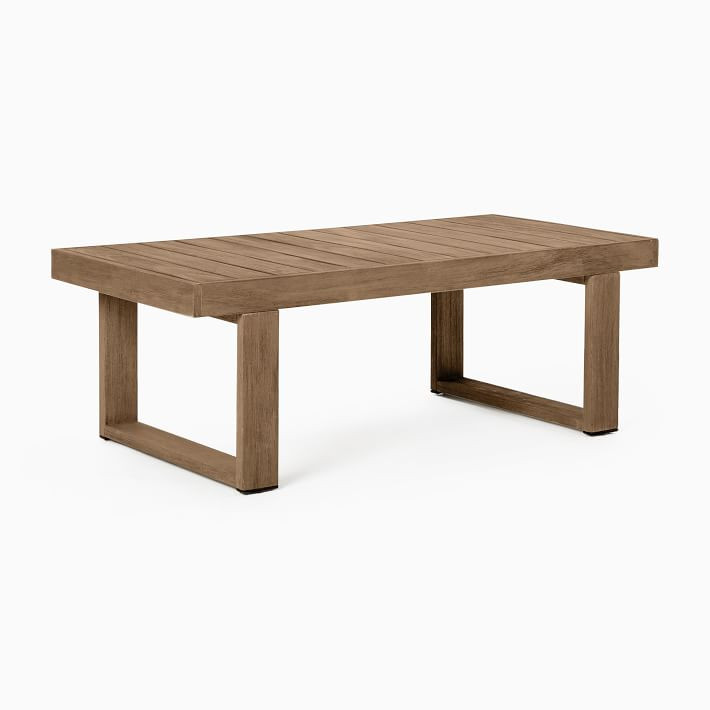 Portside Outdoor Rectangle Coffee Table (50.5") | West Elm (US)